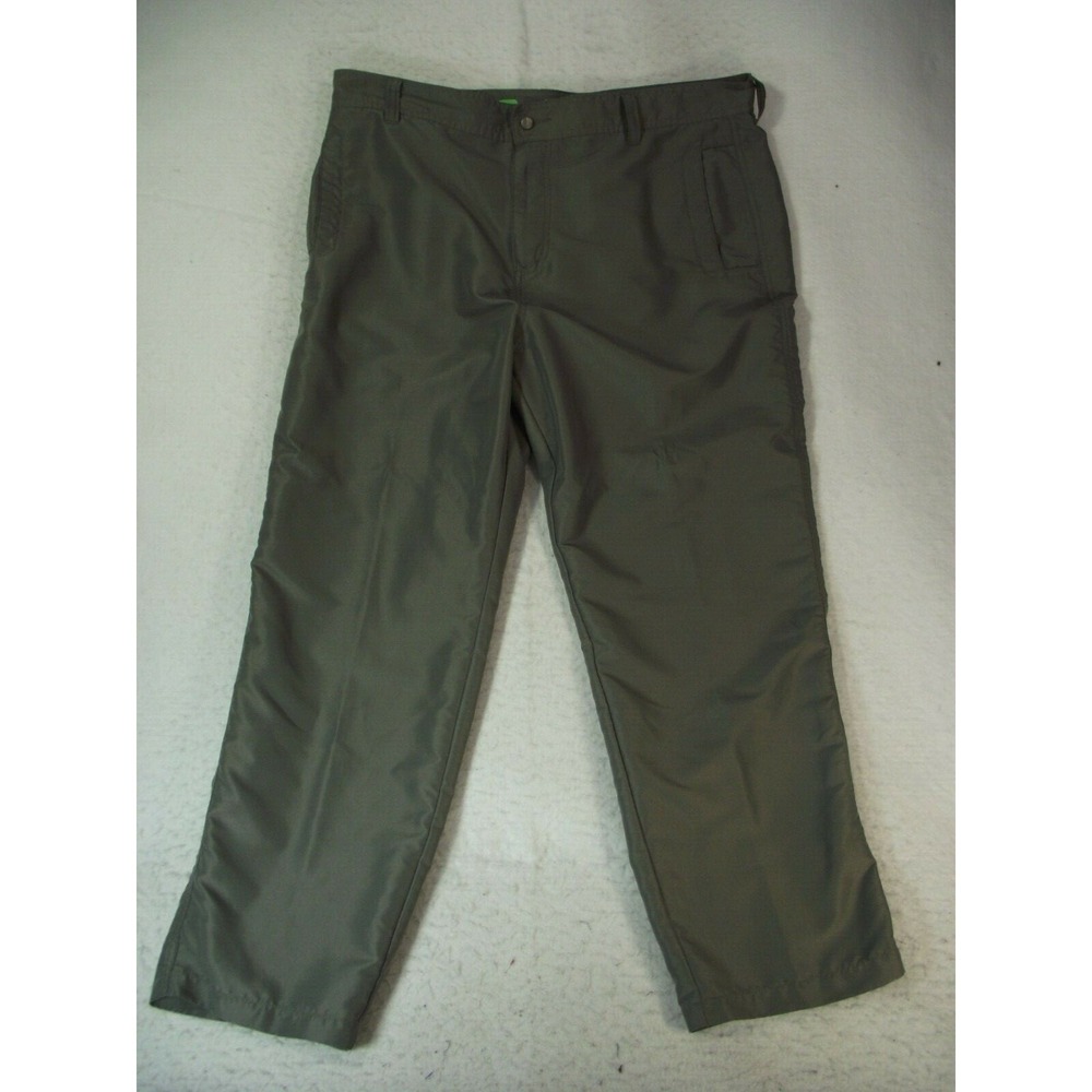 Reel Legends Pants Men 40x32 Gray Outdoor Hiking Fishing Lightweight Microfiber
